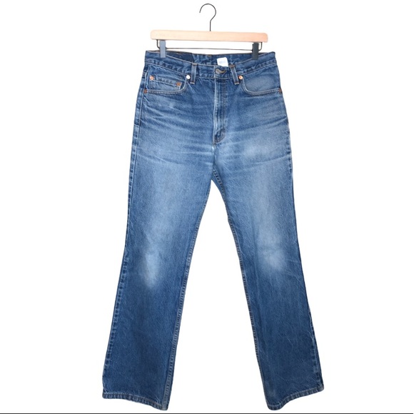 Vintage Levi's 517 Bootcut Made in USA Well Worn 34x33 - Picture 1 of 14